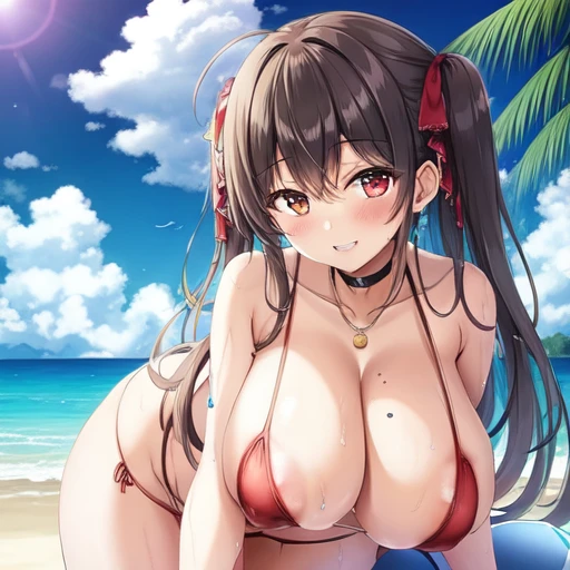 [Holara] Nipple visible Micro Bikini Beach Bikini Gravure [Illustration]