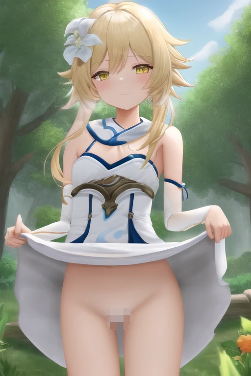 [Stable Diffusion] Genshin Impact - Lumine R18 [Ilustrasi]